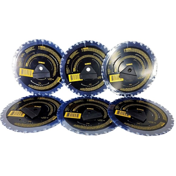 DeWalt Lot of 6-6.5" 24T Carbide Teeth Circular Saw Blade NEW - Picture 6 of 7